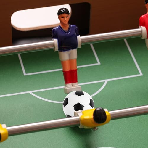 12 Stück Kickerball, Tischkicker Bälle, Tischfussball Bälle Ersatzbälle für Erwachsene und Kinder Fußball Tisch Spiel (32mm, Schwarz Weiß)