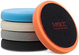 MATCC Polishing Buffing Pads 5 Pcs 6 Inch (150mm) Waxing Pads kit