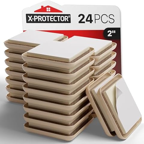 X-PROTECTOR Chair Sliders - 24 pcs Cover