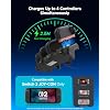 CHARM FOCUS Charging Dock, 4-Port Magnetic Controller Fast Charger Stand, LED Indicators & Overcharge Protection, with Charge Cable