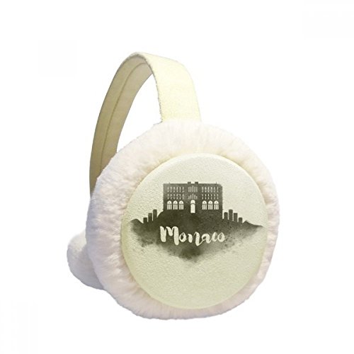 Orejeras de invierno para viajes con estampado del Palais Princier