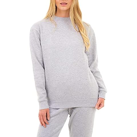 M17 Womens Ladies Recycled Sweatshirt Soft Cosy Casual Long Sleeve Top Pullover Jumper Crewneck Sweater Cover