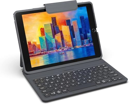 ZAGG Pro Keys Detachable Case & Wireless Keyboard for Apple iPad 10.2″ (Gen 9, 8, 7) – Bluetooth Pairing, Backlit Laptop-Style Keys, Apple Pencil Holder, 6.6ft Drop Protection, Black (Renewed) ZAGG Pro Keys Detachable Case & Wireless Keyboard for Apple iPad 10.2″ (Gen 9, 8, 7) – Bluetooth Pairing, Backlit Laptop-Style Keys, Apple Pencil Holder, 6.6ft Drop Protection, Black (Renewed)