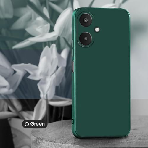 Image of Back Cover for Mi Redmi 13C 5G / Poco M6 5G | Full Camera Protection | Premium Liquid Silicon Case | Flexible Bumper Case for Mi Redmi 13C 5G / Poco M6 5G (Green)