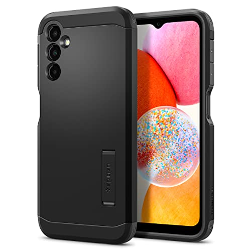 Spigen Cover Tough Armor Compatibile con Samsung Galaxy A14 4G LTE - Nero