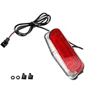Varstrom Ebike Rear Tail Light,6V-60V LED Warning Light High Brightness Tail Brake Light with Wat...
