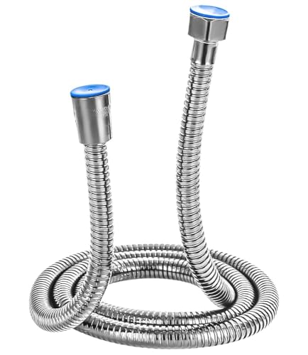 Manguera de Ducha Universal, Flexo de Ducha de 1,5M, Acero Inoxidable