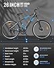 MULTIJOY EB262 Electric Bike for Adults,High-Power 350W (Peak 450W) Motor, 36V Built-in Invisible Removable Battery,Front Fork Suspension, 26" Electric Mountain Bike with UL Certified 7-Speed #5