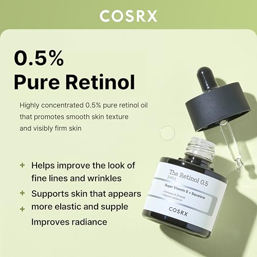 COSRX Retinol 0.5 Oil, Anti-aging Serum with 0.5% Retinoid Treatment for Face, Reduce Wrinkles, Fine Lines, Gentle Skincare for Day & Night, Not Tested on Animals, Korean Skin Care - Image 3