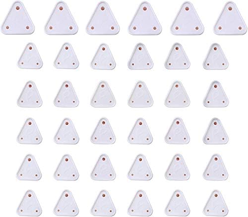 PROTOWARE 36 Piece Baby Safety Child Profing Electric Socket Plug Guards Switch Board Cover with Removal Pin (White)