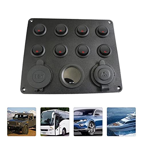 FAVOMOTO 8 Gangue Painel Interruptor ON- OFF Roqueiro Alternância Carro Dual USB Soquete Do Isqueiro