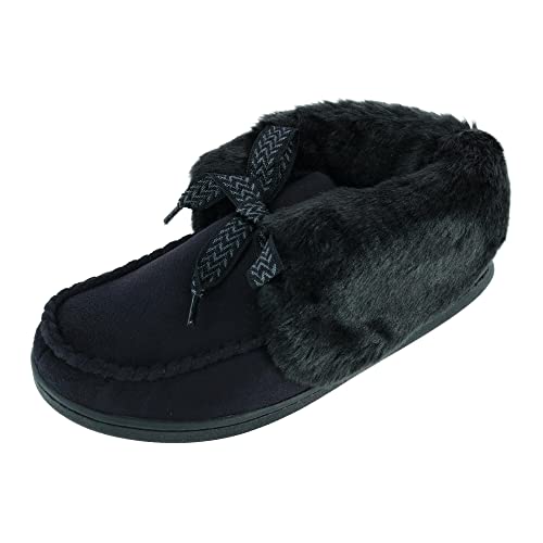 Bottines d'intérieur en microsuede Isotoner Nelly pour soirées cocooning