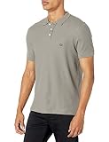 Billy Reid Men's Slim Cotton Pique Polo, Steel Green, Large