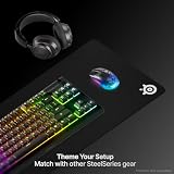 SteelSeries QcK XXL - Gaming mousepad - fabric - rubber backing - black (900mm x 400mm x 2mm) - 8