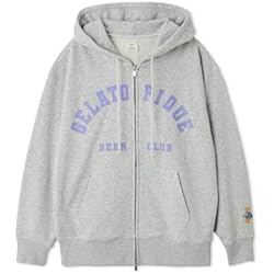 Amazon.co.jp: [ジェラート ピケ] スポーティーベア裏毛パーカ