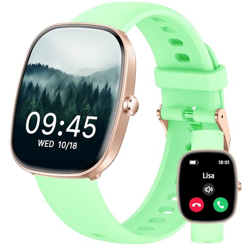 Reloj Inteligente Hombre Mujer,1.83' Smartwatch con Llamada Bluetooth ,100+ Modos Deportivos, Pulsómetro/Monitor de Sueño/SpO2/Podómetro,IP68 Impermeable Pulsera Actividad Compatible con Android iOS