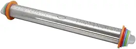 Rolo De Massas Em Inox Com Medidas Ajustável 43 Cm
