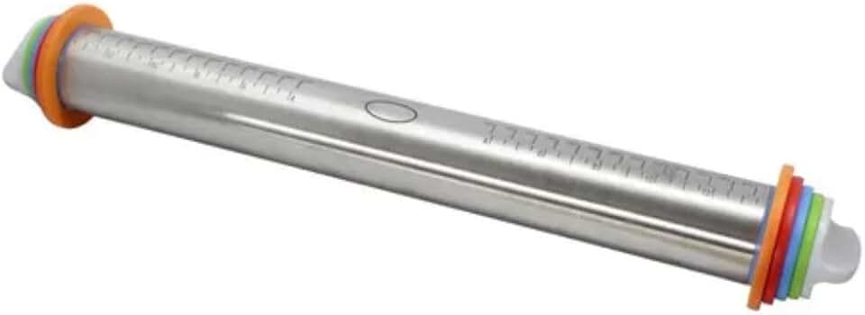 Rolo De Massas Em Inox Com Medidas Ajustável 43 Cm
