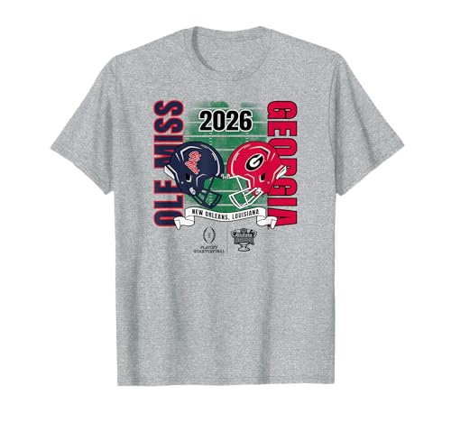 Ole Miss Rebels vs Georgia Bulldogs Sugar Bowl 2026 CFP T-Shirt