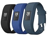 Watbro Compatible with Garmin Vivofit 3/jr/jr 2,Soft Silicone Adjustable Replacement Watch Bands...