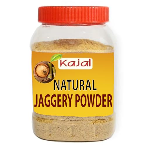 Azúcar de caña completa de Maharashtra Panela Azúcar natural Pure Jaggery Polvo de azúcar moreno 2 x 500 g
