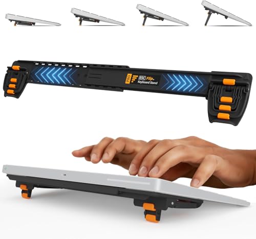 Preisvergleich Produktbild ESC FLIP Computertastaturständer, Tastatur Erhöhung Keyboard-Ständer, Ergonomische Tastaturerhöhung für Computerspiele w. 3 einstellbare Höhen (Tastatur Nicht im Lieferumfang enthalten)