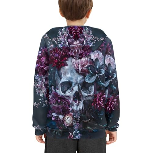Image of GLUDEAR Teen Boys Girls Novelty Animal Galaxy Hoodies Sweatshirts Pullover