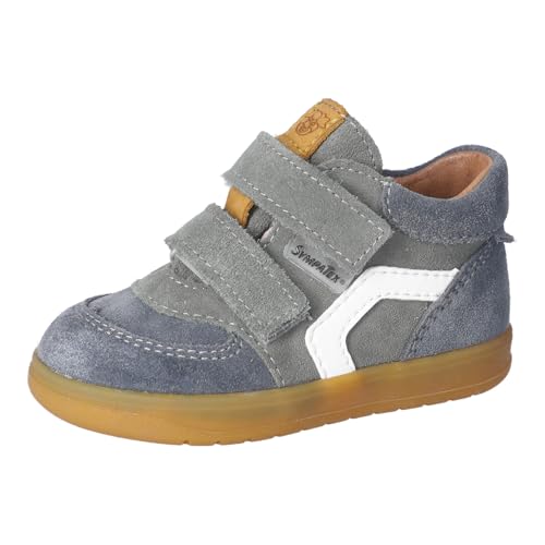 RICOSTA Jungen Stiefel NIRU, Kinder Lauflernschuhe, Weite: Mittel, lose Einlage, Sympatex, Booties, wasserdicht, Klettstiefel, Salbei/Space (570), 26 EU