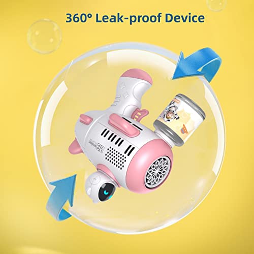 Bubble Gun, Bubble Machine Space Journey, Bubble Blower 360° Leak-Proof Design, Bubble Blaster 12 Holes Rich Bubbles, Automatic Bubble Guns For Kids Toddlers, Party Favors Birthday Gift #TOP3