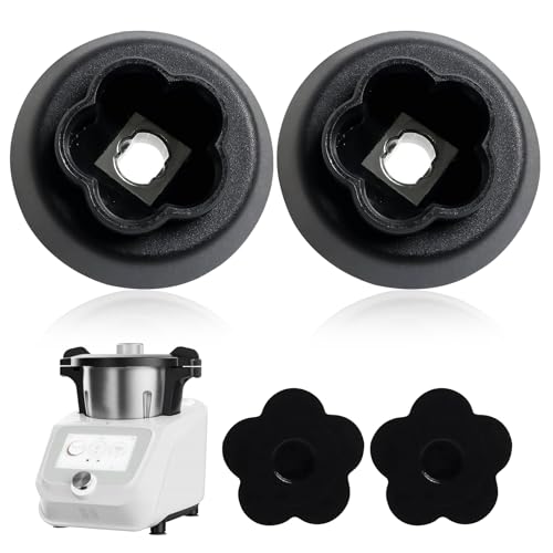 Puasok 2 Pezzi Guide di Accoppiamento Ingranaggio Compatibili con Monsieur Cuisine Connect e Smart SKMC 1200 SKMS 1200, Pezzi di Ricambio Silvercrest 5 Denti