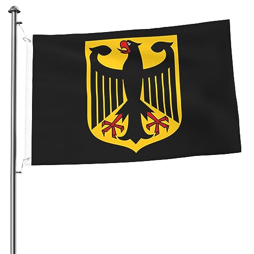 Coat Of Arms Of Germany Flag 2x3 Ft Outdoor Decoration Banner Yard Flag With Grommets