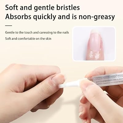 2pcs Cuticle Oil Pen Nourishing for Nails Hydrating Nail Cuticle Oil Pen and Cuticles Moisturizing Nail Care Products (Honey and Olive)