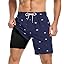Navy Blue Fish Bone
