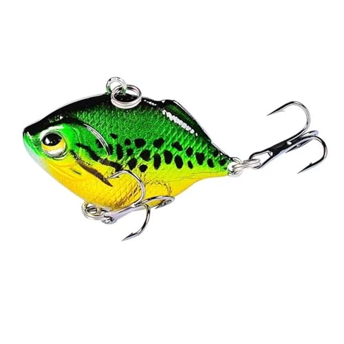 Leurre MetalBlade Glow Cicada queue coulante bibe de pêche pour bar et perche
