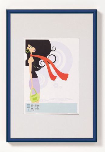 walther Design Picture Frame Blue 21 x 29,7 cm (DIN A4) New Lifestyle Plastic Frame KV130L