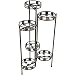 Sunnydaze 6-Tiered Folding Metal Plant Stand, Sturdy Indoor/Outdoor Flower Pot Holder, 45 Inch Tall