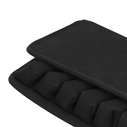 Harmonica Carry Case, Harmonicas Storage Bag 7 Holder 10 Holes Light And Portable with Soft Internal Slot for Harmonica Lovers for Harmonicas Accessory