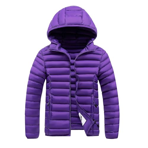 Maiyifu-GJ Men's Hooded Warm Winter Jackets Waterproof Snow Ski Full Zipper Coats Puffer Outwears With Removable Hood