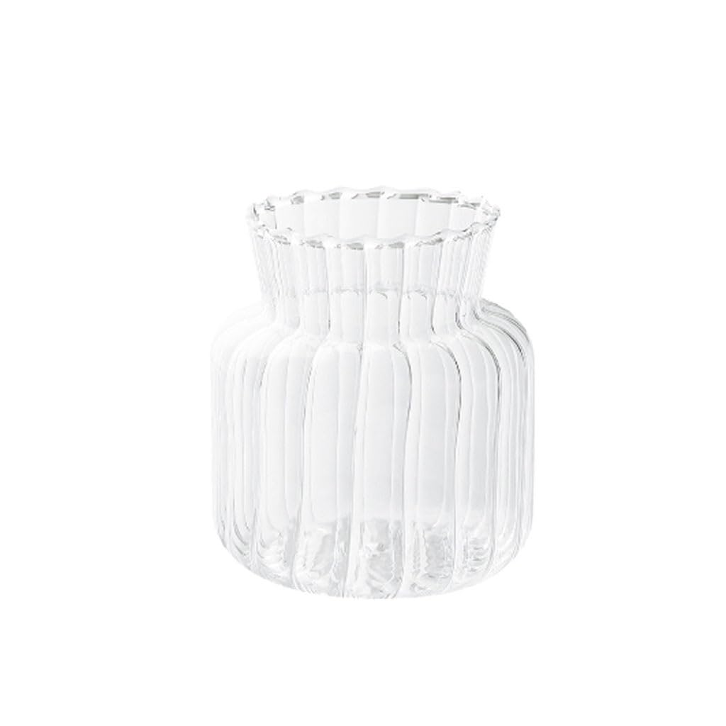 Centerpiece Vases Transparent Glass Vase Desktop Simple Decoration Dried Flower Small Device Home Living Room Hydroponic Pot
