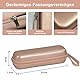 Elektrische Zahnbürste Reiseetui für Oral-B/Oral-B Pro/Phlips Sonicare Electric Toothbrush, Tragbare Hartschalen Reisetasche Reise-etui mit 2pcs Zahnbürsten Kopf Silikon Schutzhülle(Roségold)