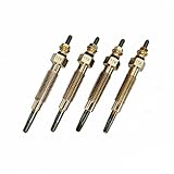 Set of 4 Low Wear Quick Start Glow Plug Compatible with Mitsubishi Hyundai Pieces Heater 2.5L