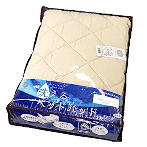 Amazon｜昭和西川 洗えるポリエステルベッドパッド/ダブルサイズ