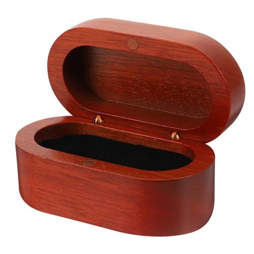 LIFKOME 1Pc Multi Functional Guitar Picks Organizer Box Durable Storage Case for Electric Acoustic Bass Picks Compact and Portable Present for Guitar Lovers Dark Red