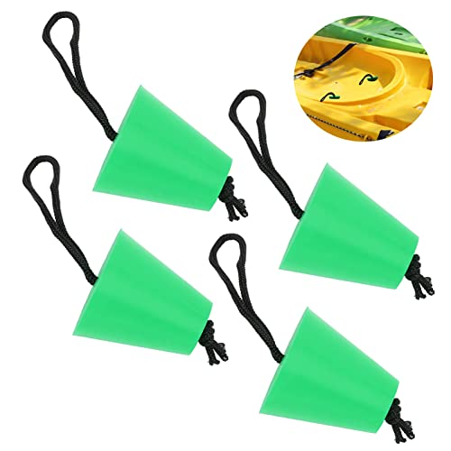 Kit de bujão de embornal, 4 peças rolha de orifícios de drenagem com cordão durável confiável para c