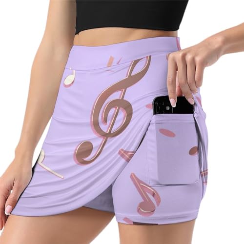 Jupe de tennis athlétique skort de sport femme pour course et golf