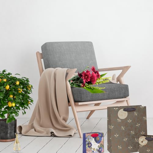 Glick Kleine Blumen & Fauna Geschenktüte Luxus Recycelbare Tasche für besondere Geschenke 14 x 14 x 6 cm Hochwertiges Papier Ideal für Geburtstage & Feiern