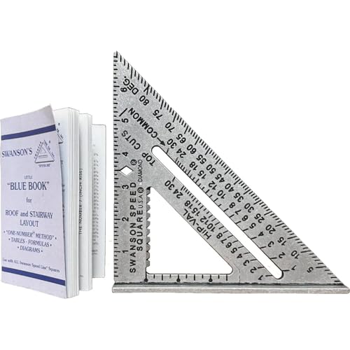 Image of Swanson Tool Co S0101 7 Inch Speed Square, Blue, (Pack of 50)