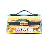 5. La bolsa cosmética iridiscente tiene un diseño de material holográfico, te hace el estilo único y de moda. La bolsa de holograma única brillará bajo la luz del sol. Los colores varían con el cambio de luz. El estilo de personalidad único te hace llamativo en cualquier lugar.