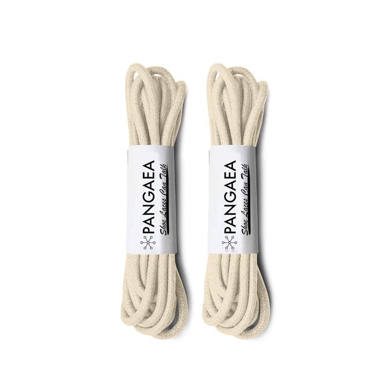 Image of [4 Laces] 2-Pair Pack Waxed Round Oxford Shoe Laces for Dress Shoes Chukka 3 /32Inch Thin