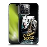 Head Case Designs Licenza Ufficiale AMC The Walking Dead Alpha Stagione 9 Citazioni Custodia Cover Dura per Parte Posteriore Compatibile con Apple iPhone 14 PRO